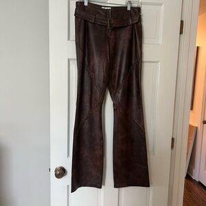 Paolo Santini leather pants